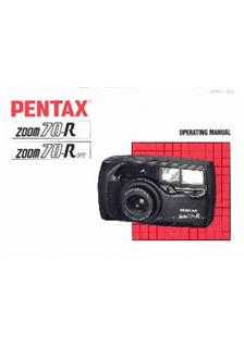 Pentax Zoom 70 R manual. Camera Instructions.